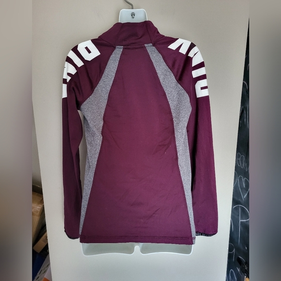 Victoria's Secret Pink Jacket with Gray Trim, Size Small - Picture 2 of 6